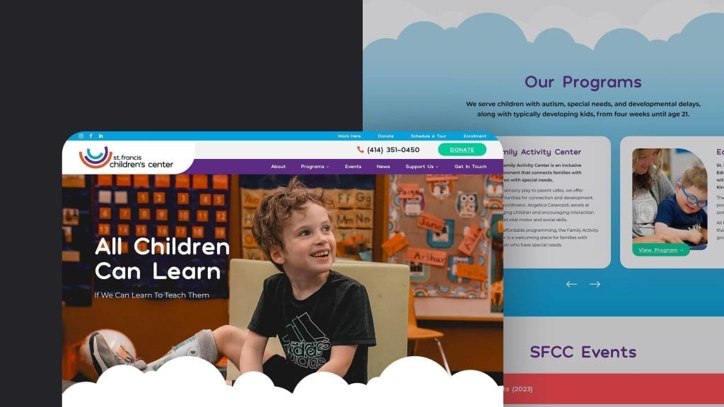 St. Francis Children's Hospital Web Design